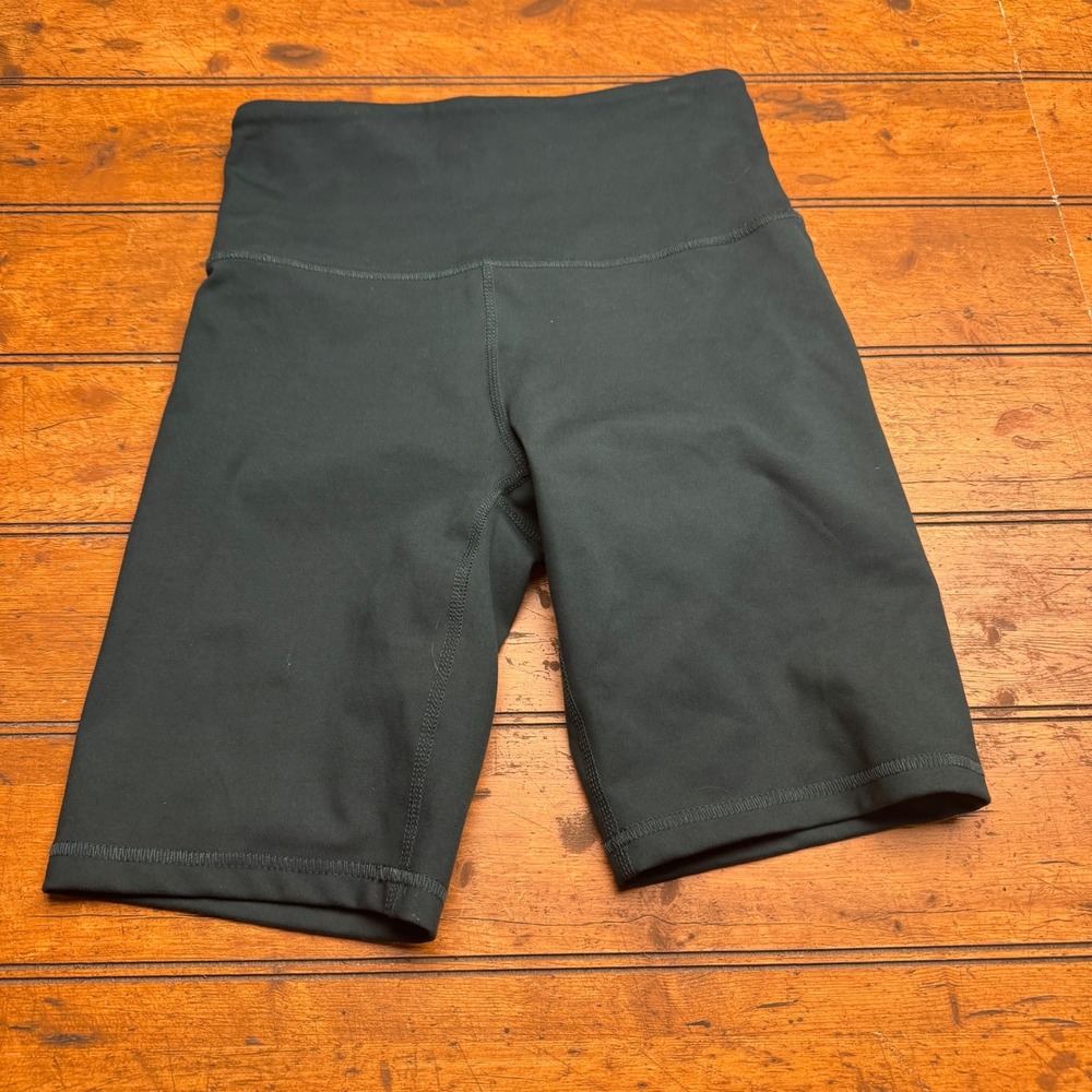 Cycle House by Marika High Waisted Biker‎ Shorts Women's Size S Dark Green